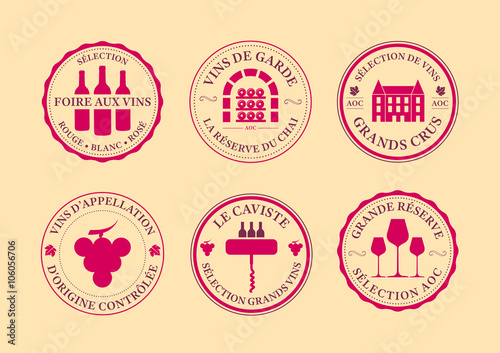 Logos - étiquette vin