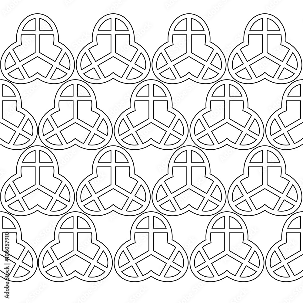 Black and white vector seamless pattern background. Black and white vector seamless pattern background.