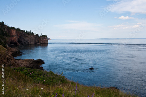 View of the Bay of Fundy from the Cape d'Or Lighthouse.