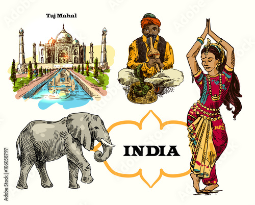 beautiful illustrations India