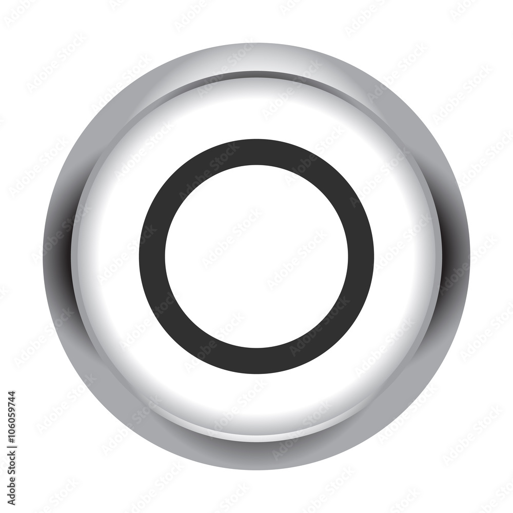 Clear Bass Drum Head simple icon on round background Clear Bass Drum Head simple icon on round background