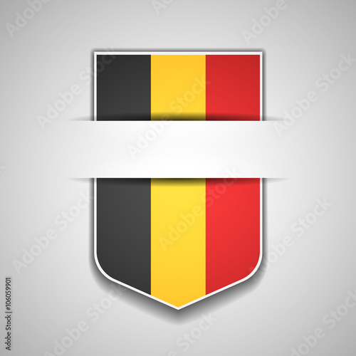 Belgium Shield sign