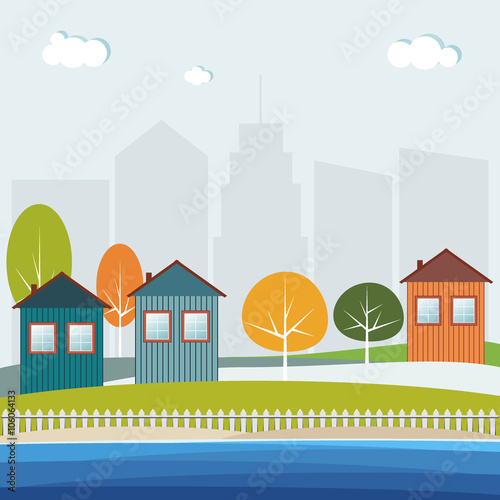 Modern City Concept