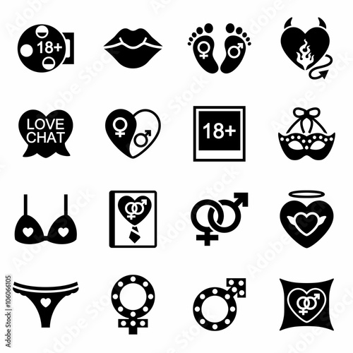 Vector Sex icon set