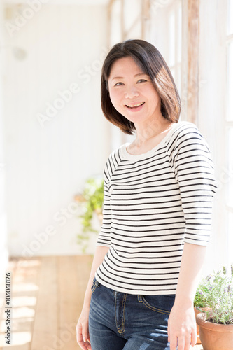 portrait of asian woman