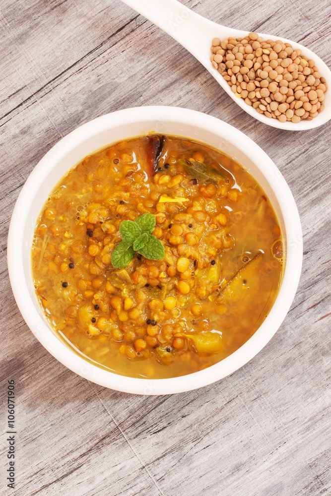 Dal Indian lentil curry soup Dal Indian lentil curry soup