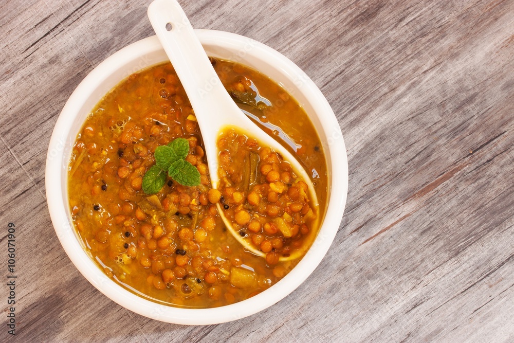 Dal Indian lentil curry soup Dal Indian lentil curry soup