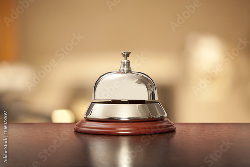 hotel, desk, bell, counter, hospitality, travel, business, recep photo