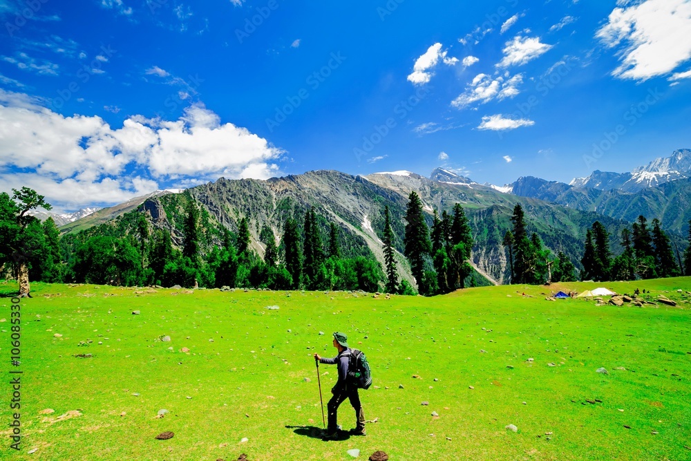 freedom man on a Hill, Sonamarg,kashmir freedom man on a Hill, Sonamarg,kashmir