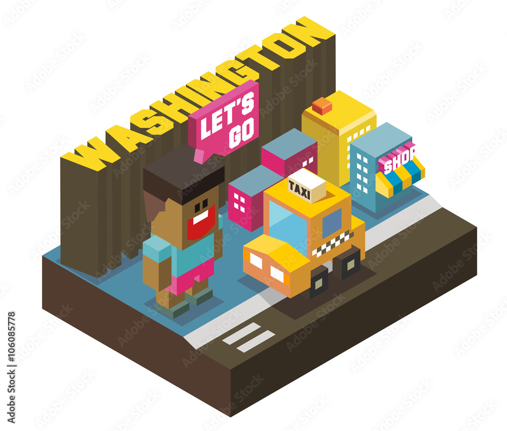 Obraz premium Washington is one of beautiful city to visit