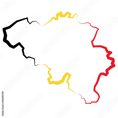 Belgia - mapa