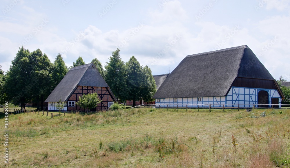maison traditionnelle de l'Allemagne du nord