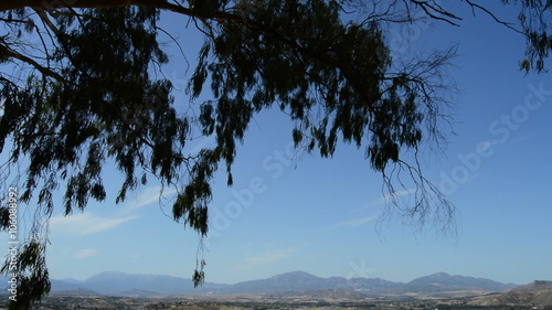 Panoramic of Cartama, typical town of Andalusia, Spain photo