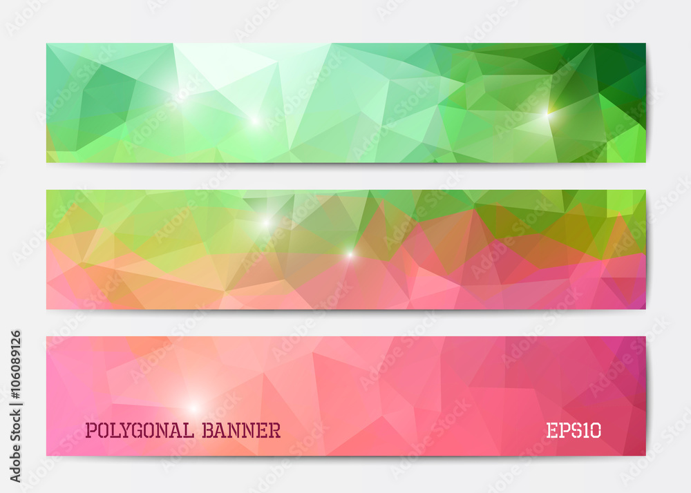 Abstract banner templates Abstract banner templates