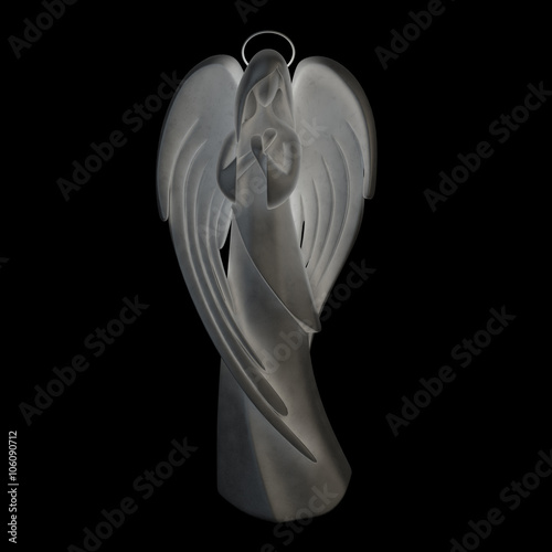 The abstract figure of an angel girl photo