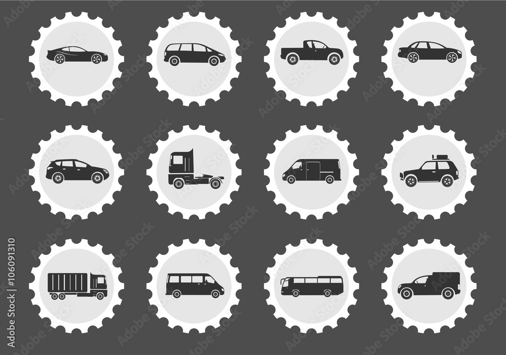 Vehicles Icon Set