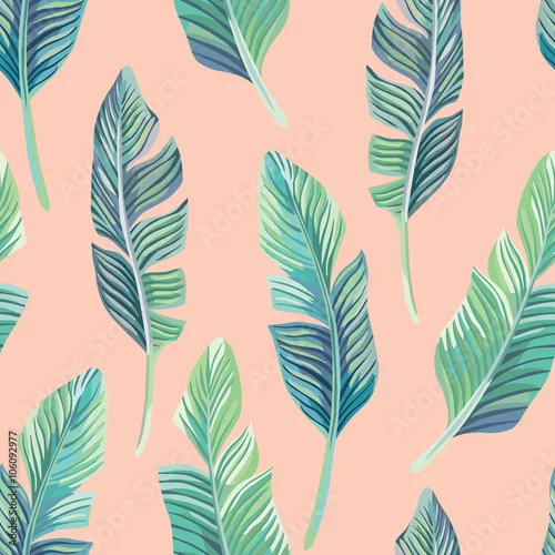 Tapety banan pozostawia bezszwowe tło