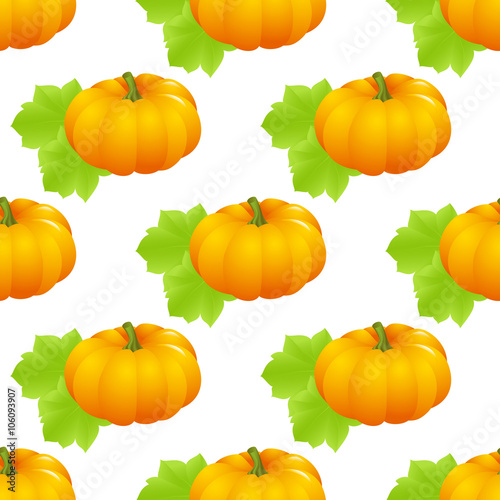 pumpkin seamless isolated