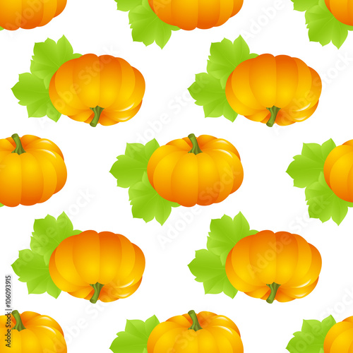 pumpkin seamless isolated