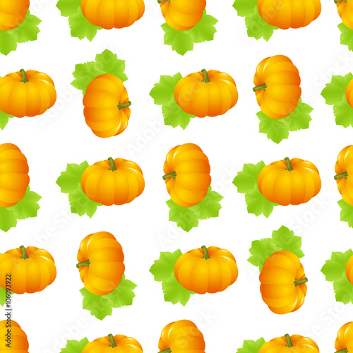 pumpkin seamless isolated