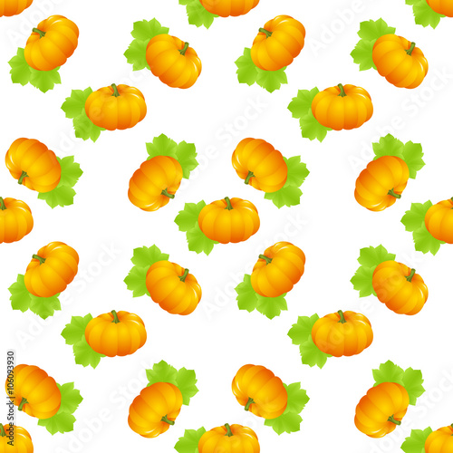 pumpkin seamless isolated