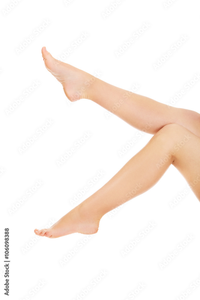 The pretty legs of a young woman The pretty legs of a young woman