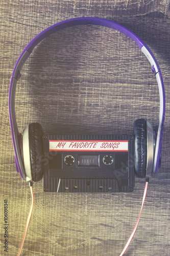 Audio cassette with your favorite music