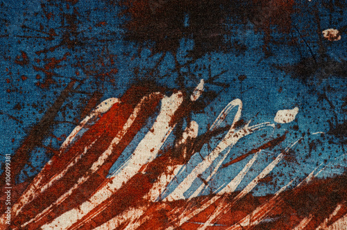 Stripes, hot batik, background texture, handmade on silk, abstract surrealism art