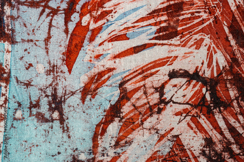 Stripes, hot batik, background texture, handmade on silk, abstract surrealism art