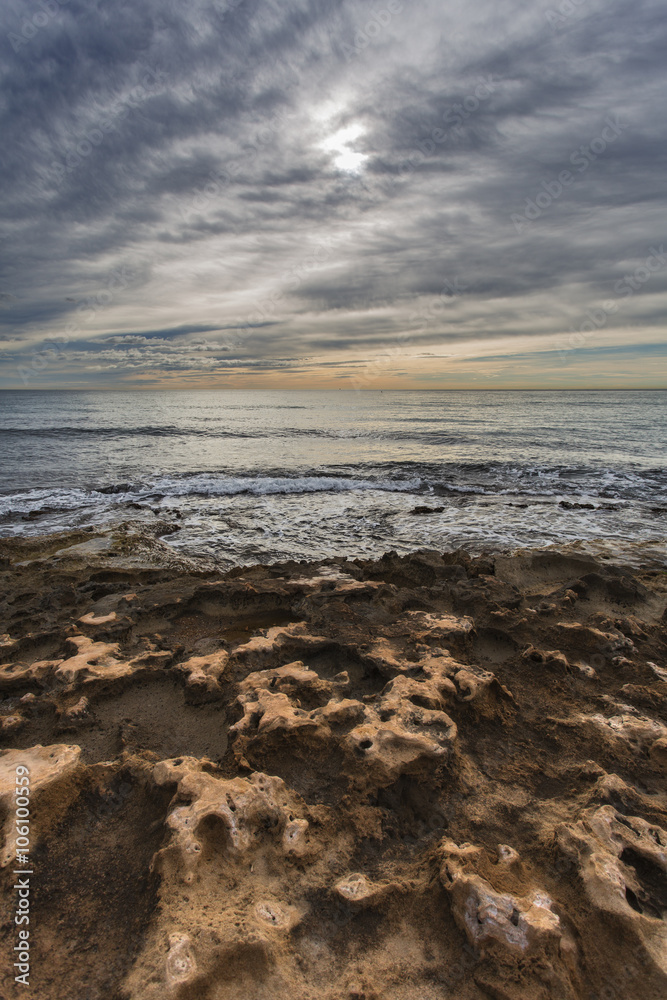 Mediterranean coast. Orihuela, Alicante, Spain, Europe. Mediterranean coast. Orihuela, Alicante, Spain, Europe.