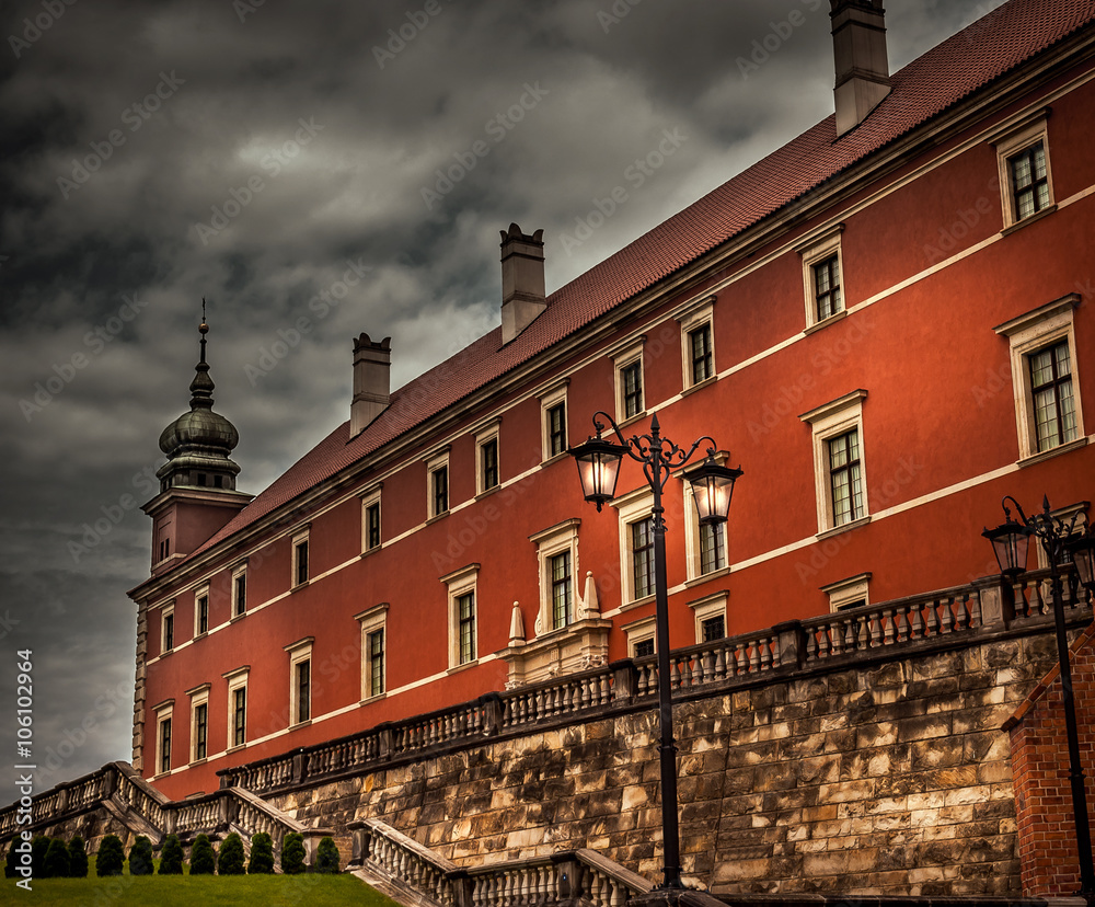 Obraz premium Old buildings and structures. Europe Attractions. Sights. Urban landscape