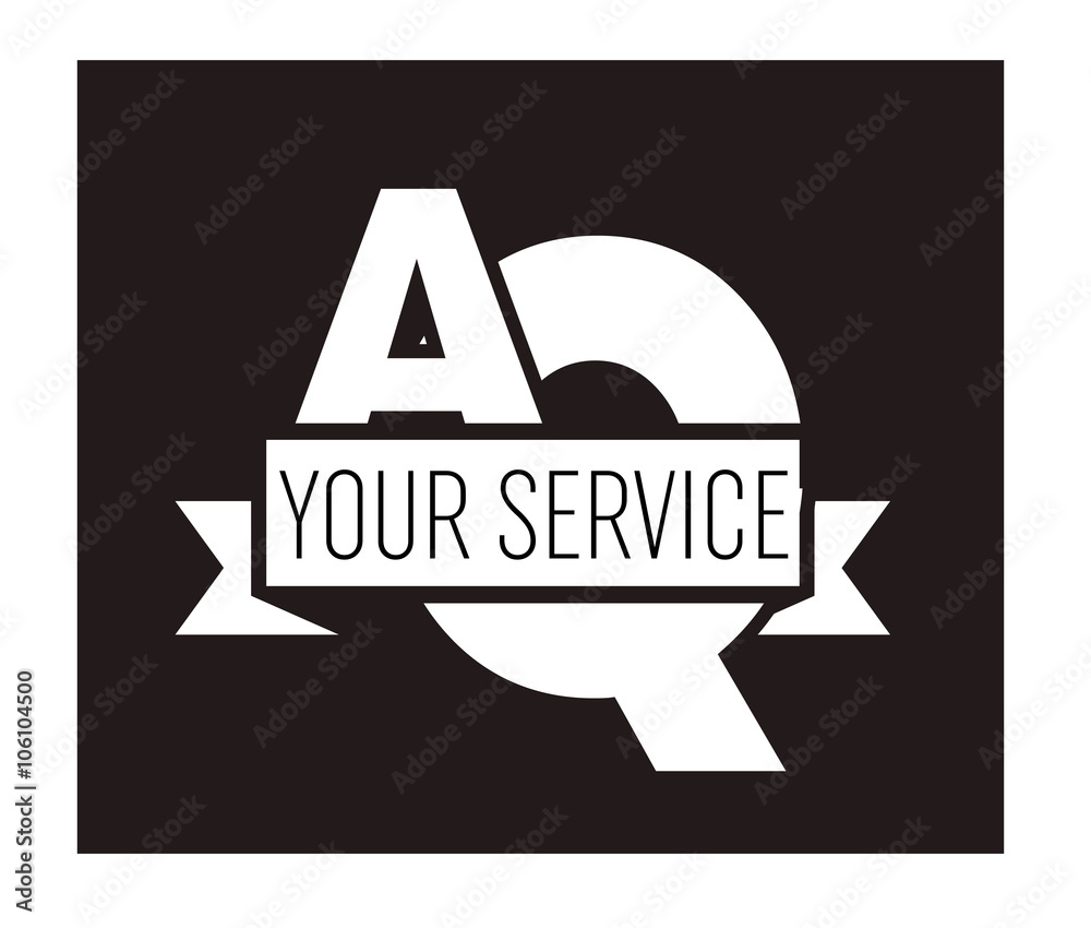 AQ template Logo design for your company. AQ template Logo design for your company.