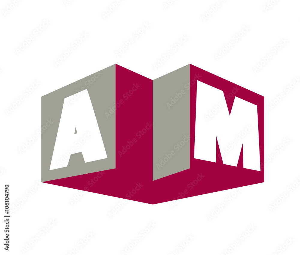Fototapeta premium AM template Logo design for your company.