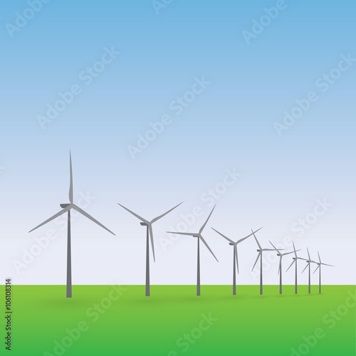 wiatraki, farmy wiatrowe, elektrownie