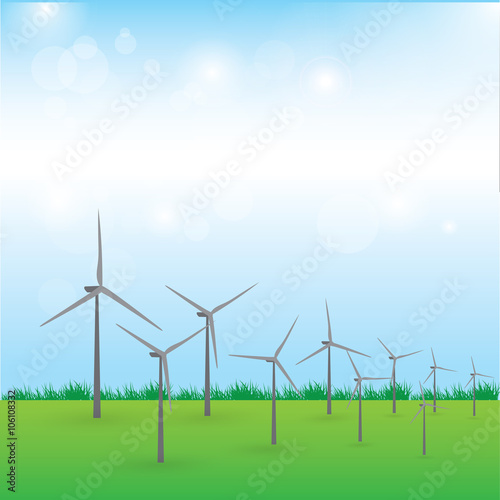 wiatraki, farmy wiatrowe, elektrownie