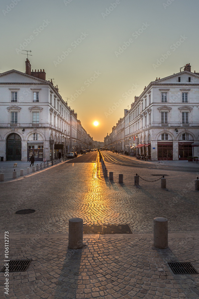 La rue Jeanne d'Arc d'Orléans.