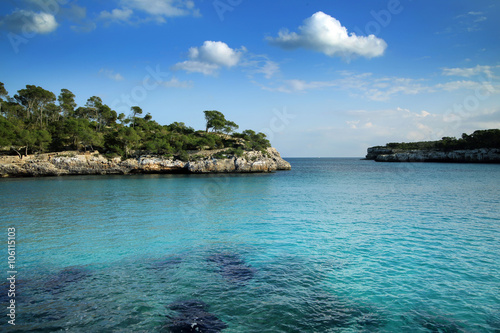 Majorca, Cala Mondrago, a paradise for swimming and relaxing