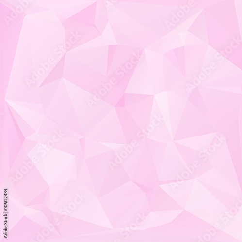 Pink Polygonal Mosaic Background, Creative Design Templates