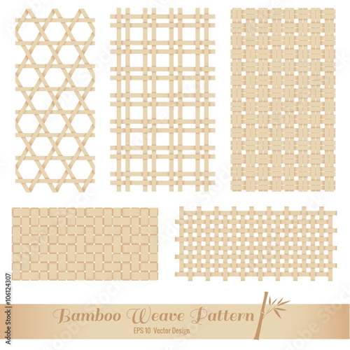 Bamboo Weave pattern photo