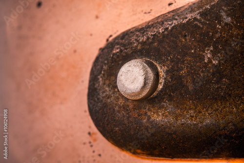 Detail of copper pot