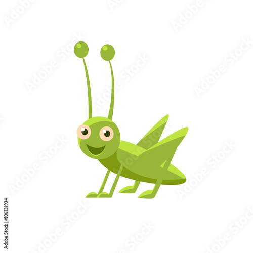 Happy Grasshopper Icon