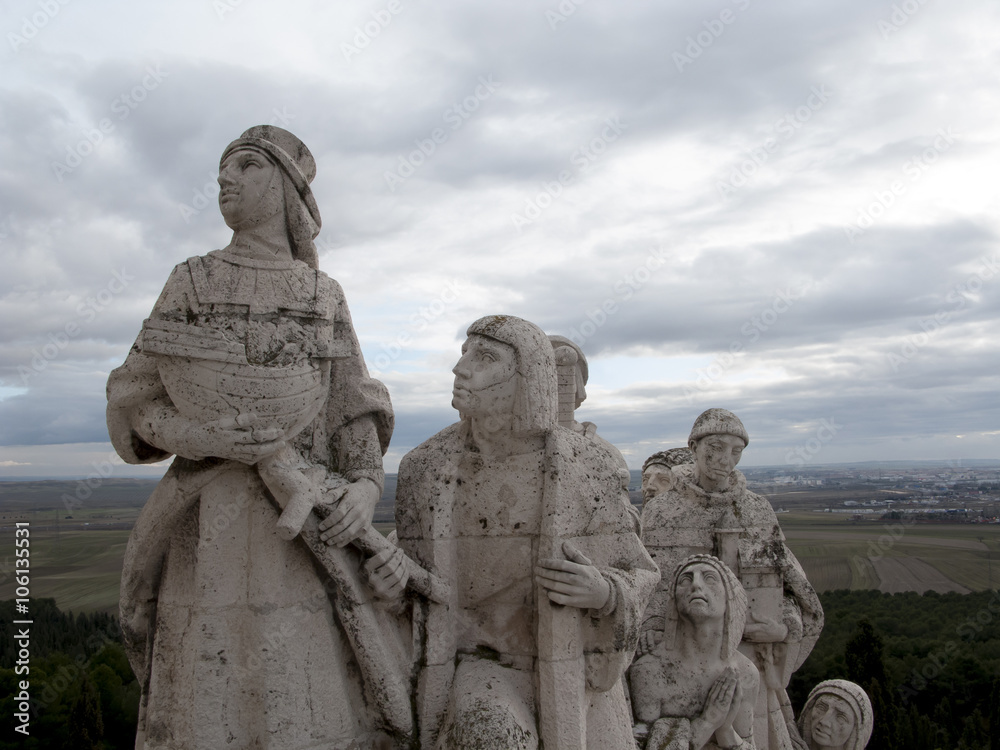 faith, Cerro de los Angeles in Getafe, Madrid. monument inaugura faith, Cerro de los Angeles in Getafe, Madrid. monument inaugura