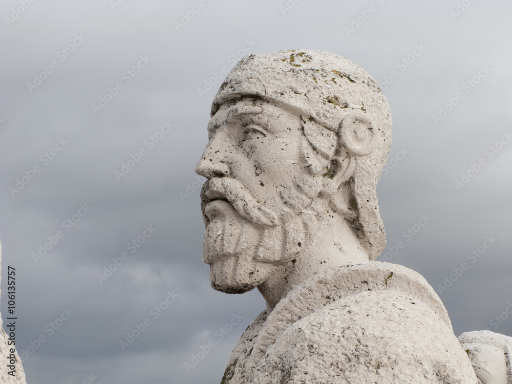 Cerro de los Angeles in Getafe, Madrid. monument inaugurated by