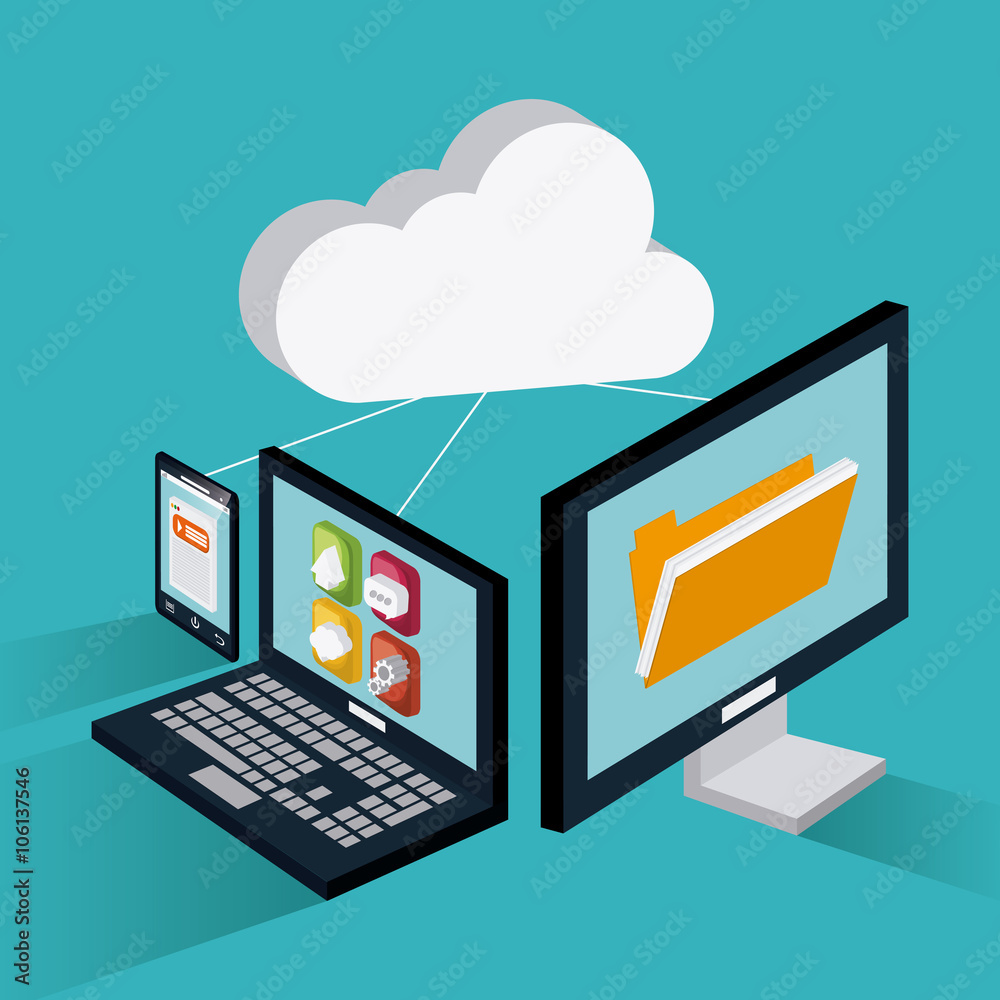 Isometric Technology design Isometric Technology design