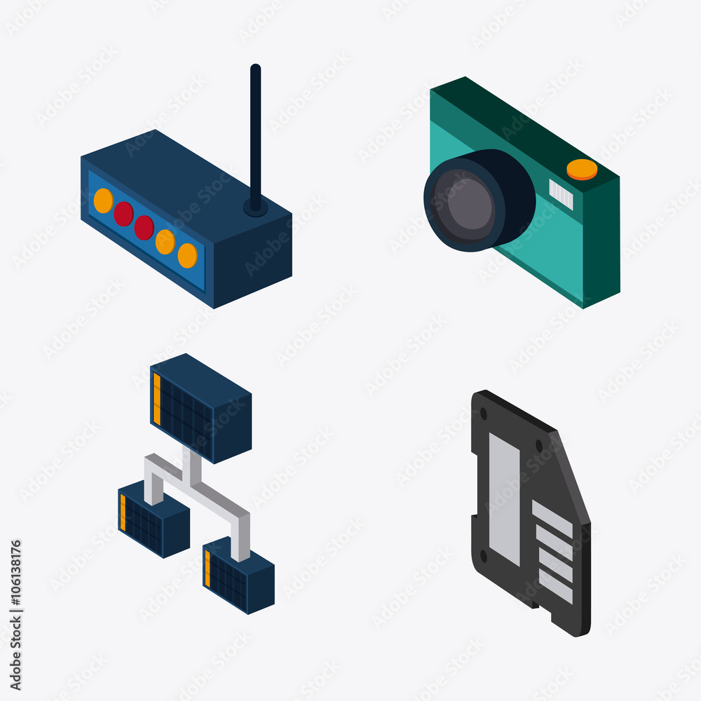 Isometric Technology design Isometric Technology design