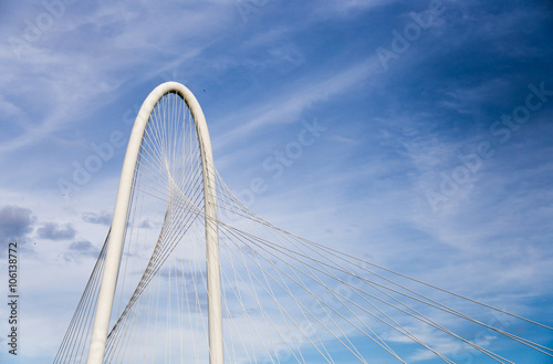 Margaret Hunt Hill Bridge in Dallas, Texas photo
