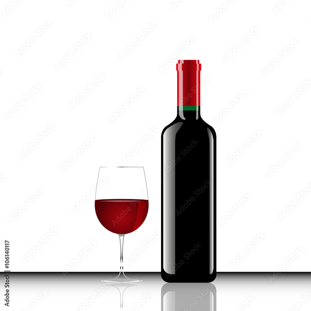 bottle of red wine bottle of red wine