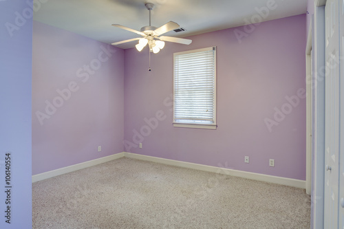 empty girls bedroom photo