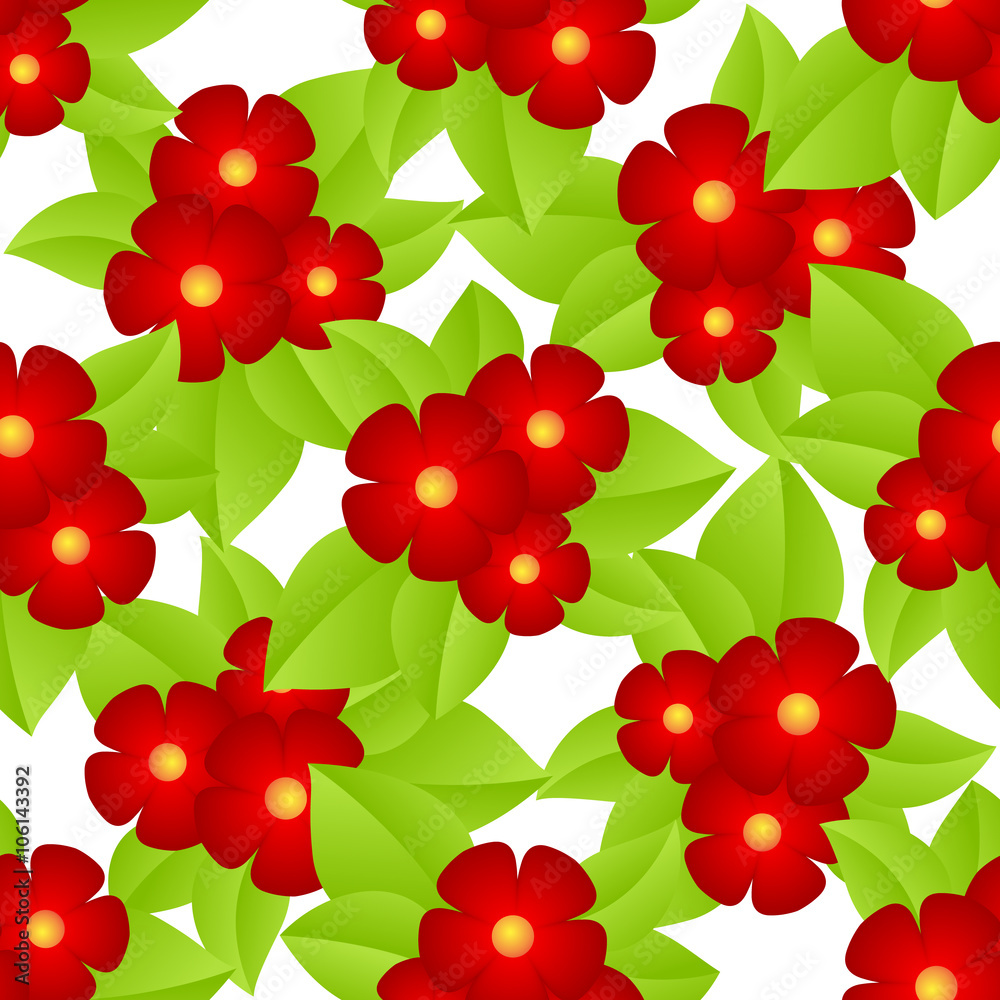 red flowers seamless red flowers seamless