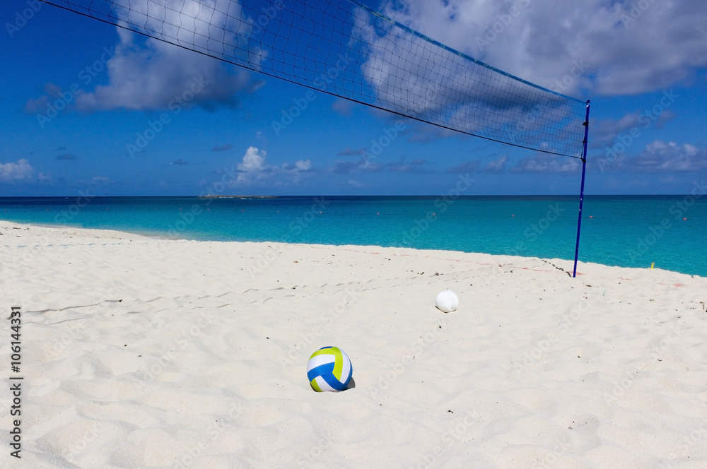 beach volleyball field
